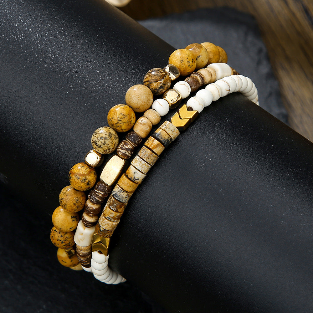 Wholesale Micro-paved Zirconia Dice Bracelet Set